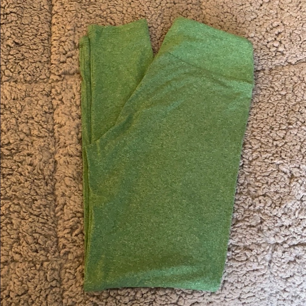 Heathered Green Lularoe leggings